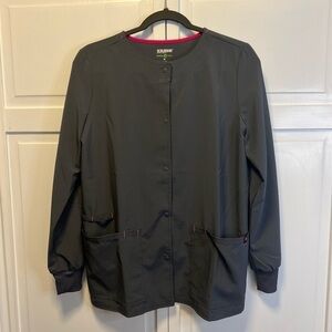 Scrub Star Women’s Ethical Fabric Stretch Snap Front Active Warm Up Scrub Jacket